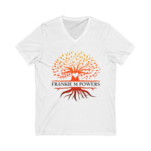 Load image into Gallery viewer, Tree of Hope Unisex Jersey Short Sleeve V-Neck Tee