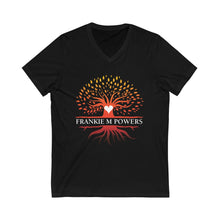 Load image into Gallery viewer, Tree of Hope Unisex Jersey Short Sleeve V-Neck Tee