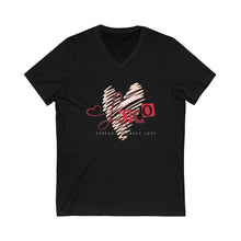 Load image into Gallery viewer, Loco Love - Unisex Jersey Short Sleeve V-Neck Tee