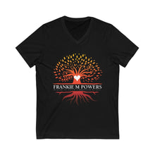 Load image into Gallery viewer, Tree of Hope Unisex Jersey Short Sleeve V-Neck Tee
