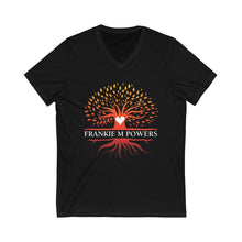 Load image into Gallery viewer, Tree of Hope Unisex Jersey Short Sleeve V-Neck Tee
