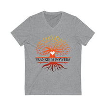 Load image into Gallery viewer, Tree of Hope Unisex Jersey Short Sleeve V-Neck Tee
